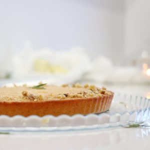 TARTA DE ROMERO Y QUESO DE OVEJA