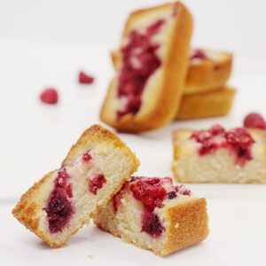 Financier de Frambuesas